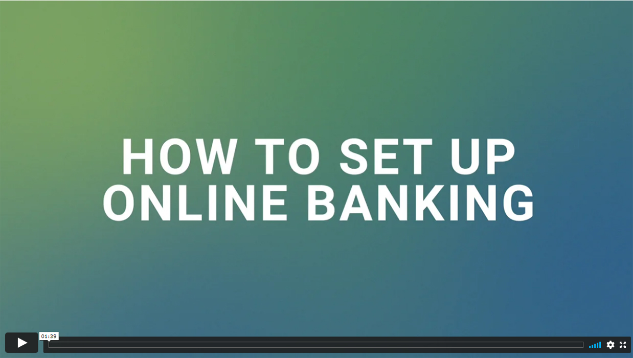 sign up for online banking