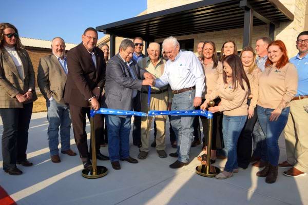 Lockhart office ribbon cutting.